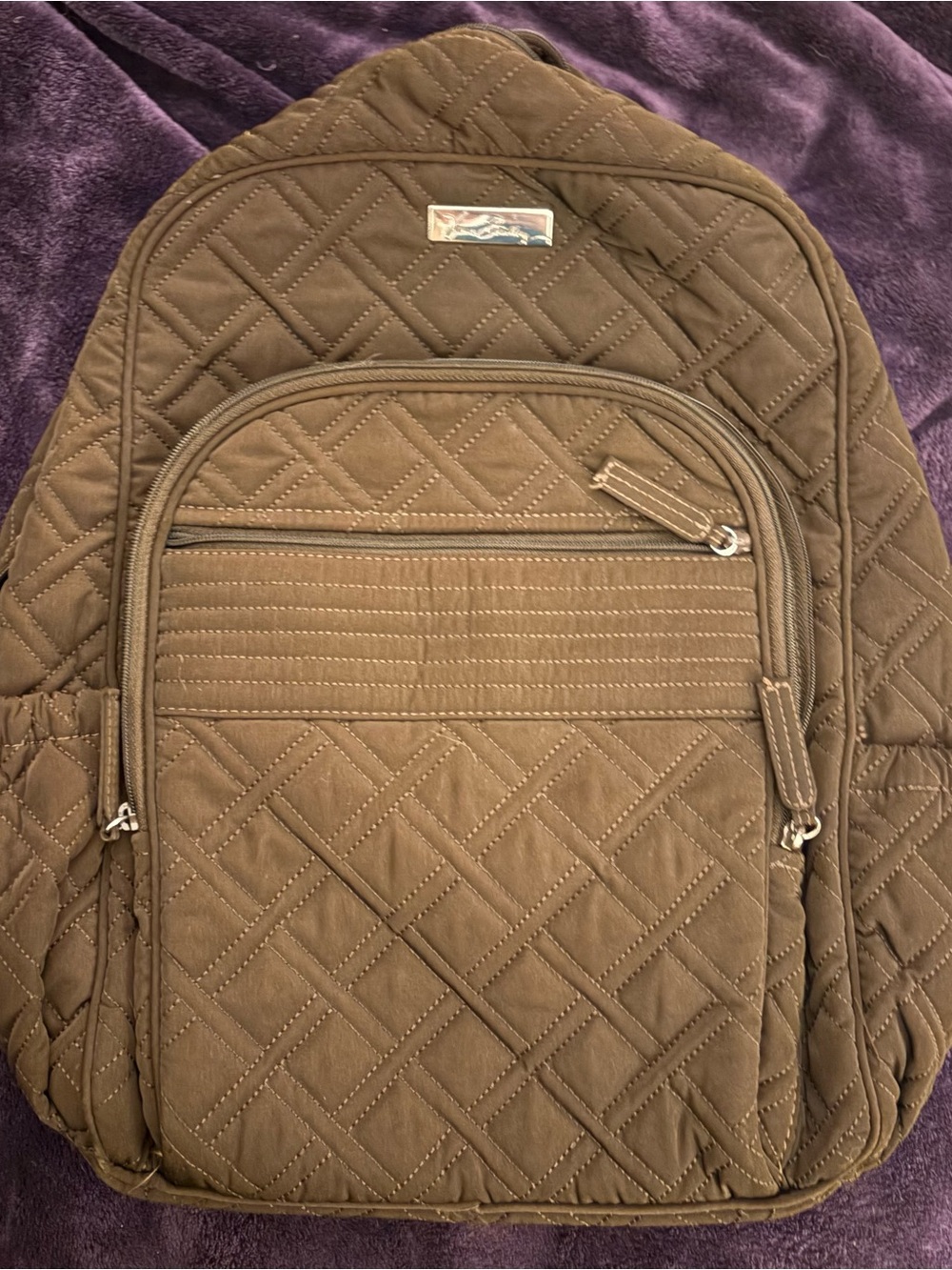 Vera Bradley Brown Campus Backpack